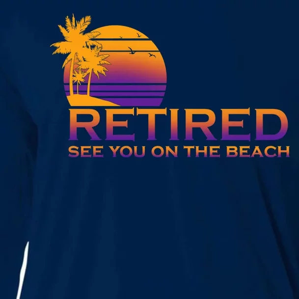 Retired See You On The Beach Cooling Performance Long Sleeve Crew