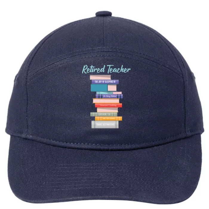 Retired Teacher 7-Panel Snapback Hat