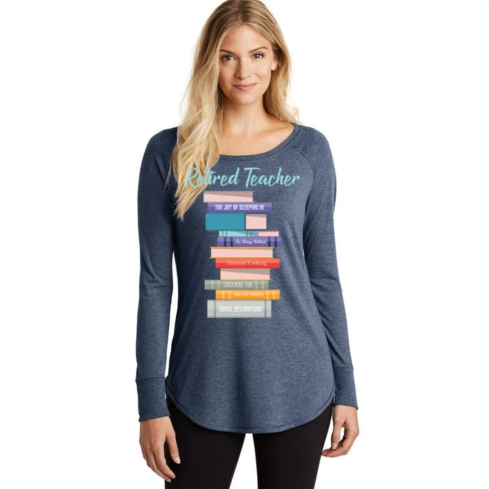 Retired Teacher Women's Perfect Tri Tunic Long Sleeve Shirt