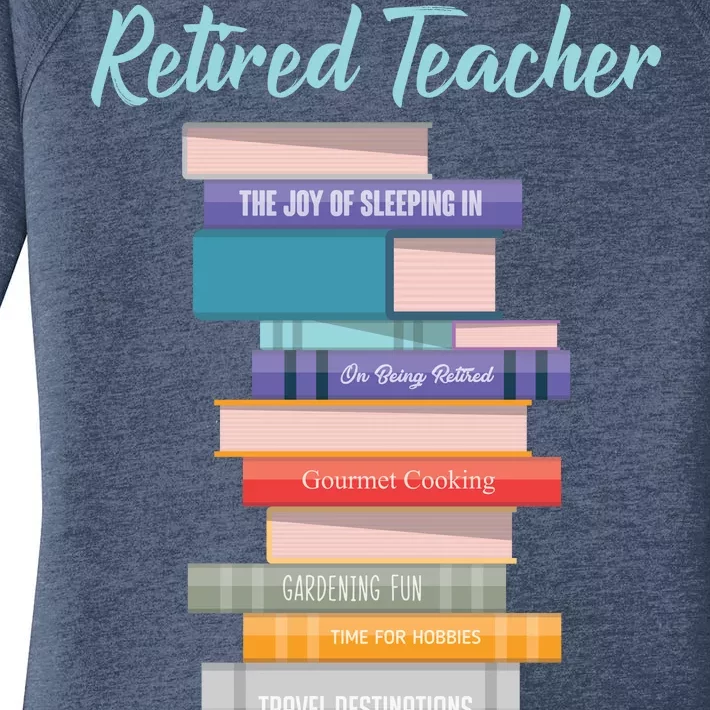 Retired Teacher Women's Perfect Tri Tunic Long Sleeve Shirt