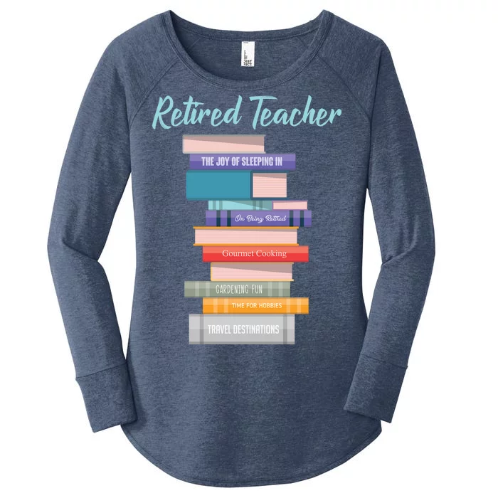 Retired Teacher Women's Perfect Tri Tunic Long Sleeve Shirt