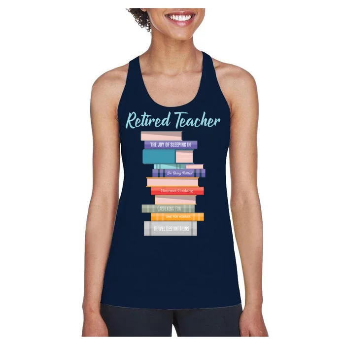 Retired Teacher Women's Racerback Tank