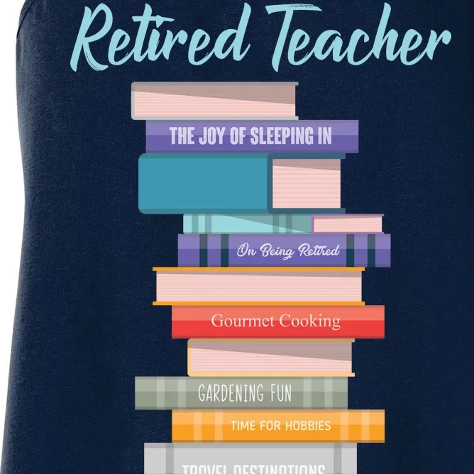 Retired Teacher Women's Racerback Tank