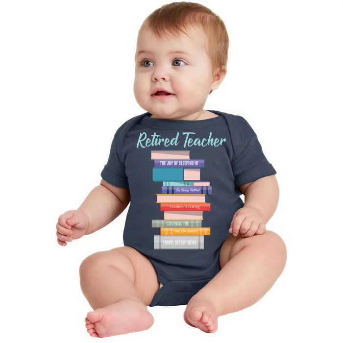 Retired Teacher Baby Bodysuit