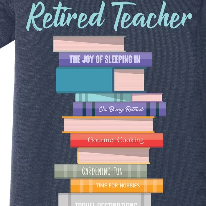 Retired Teacher Baby Bodysuit