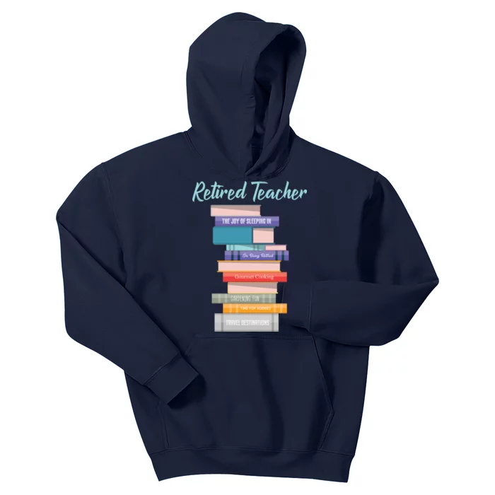 Retired Teacher Kids Hoodie