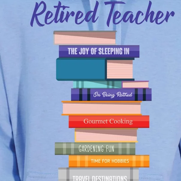 Retired Teacher Unisex Surf Hoodie