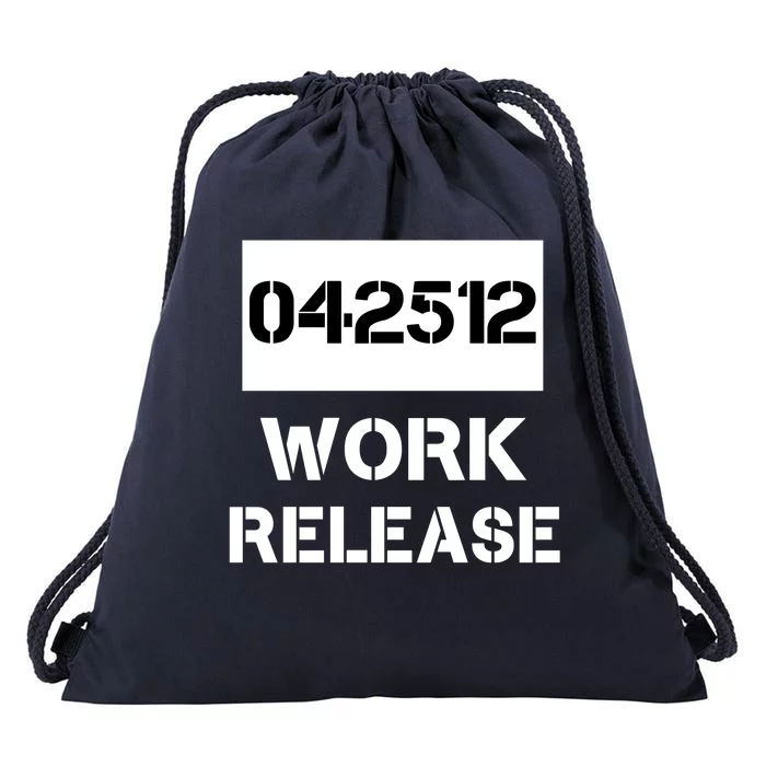 Retirement Date Work Release Jail Prison Personalize Drawstring Bag