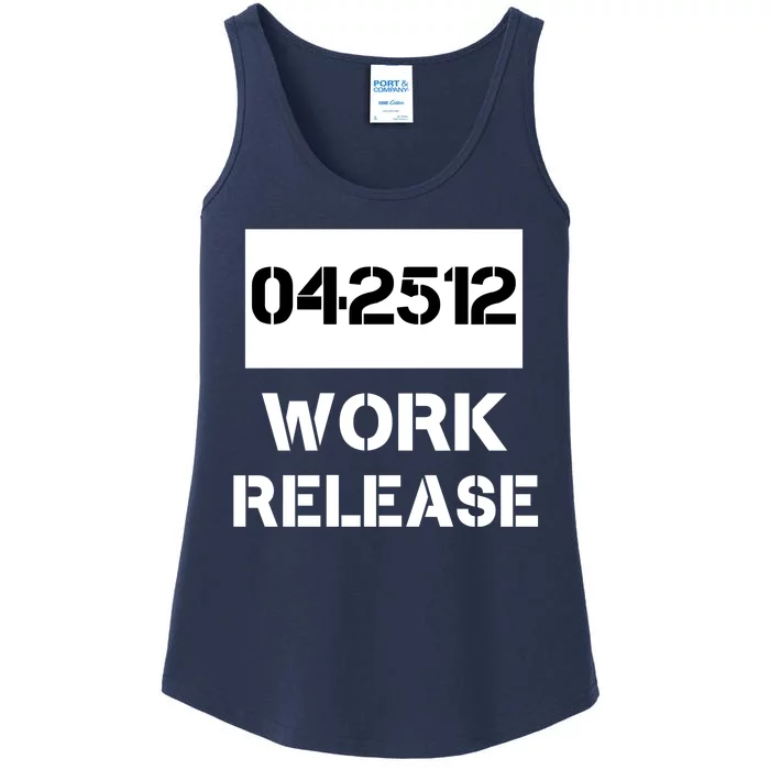 Retirement Date Work Release Jail Prison Personalize Ladies Essential Tank