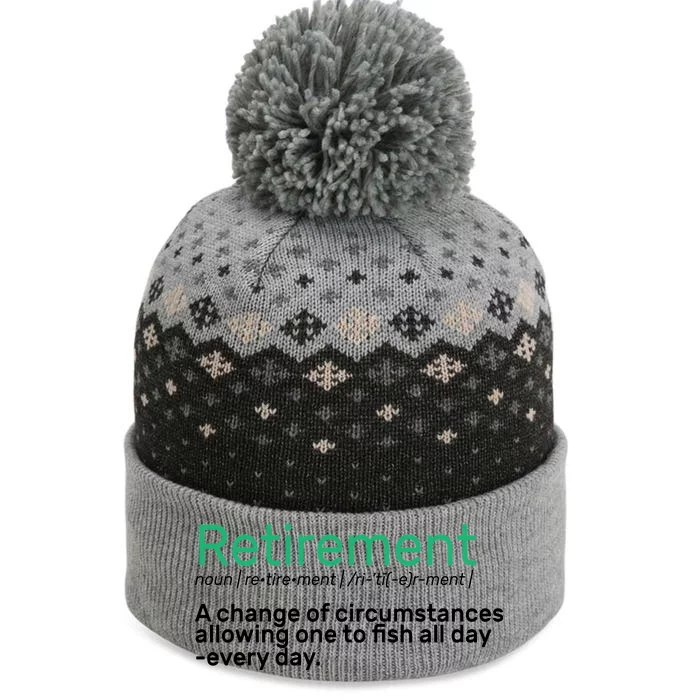 Retirement Fishing Definition The Baniff Cuffed Pom Beanie