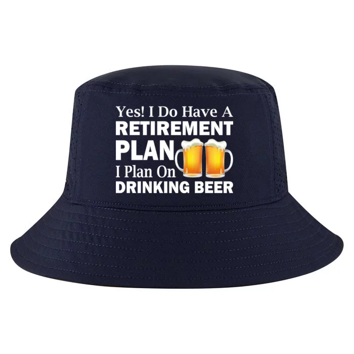 Retirement Plan Drinking Beer Cool Comfort Performance Bucket Hat