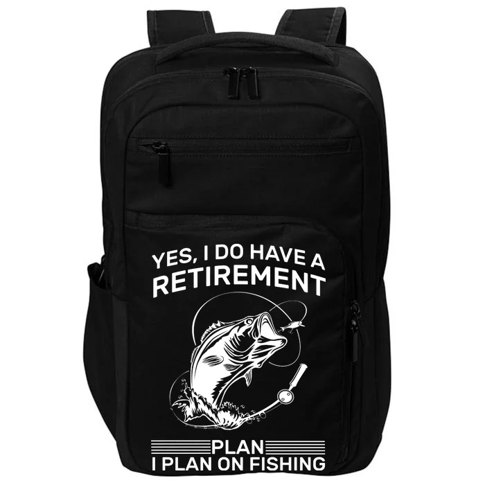 Retirement Plan Fishing Impact Tech Backpack