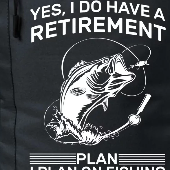 Retirement Plan Fishing Daily Commute Backpack