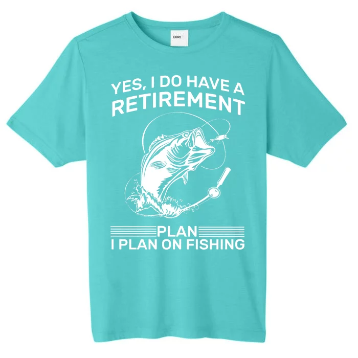 Retirement Plan Fishing ChromaSoft Performance T-Shirt