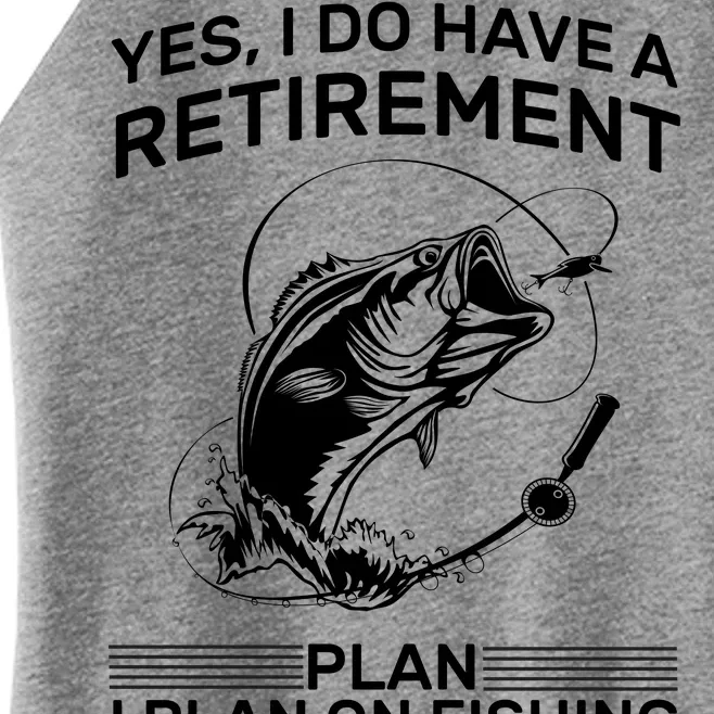 Retirement Plan Fishing Women’s Perfect Tri Rocker Tank