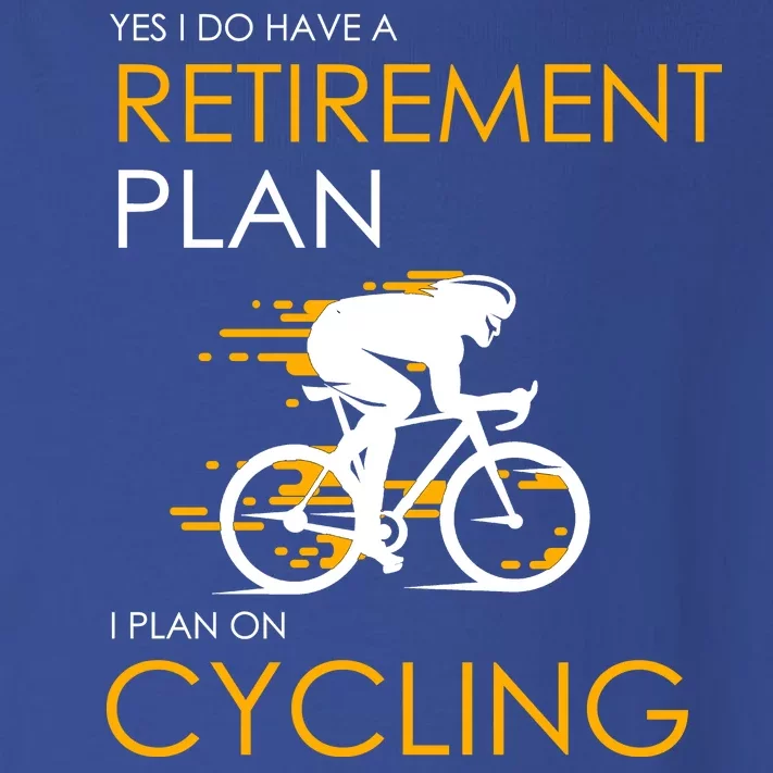 Retirement Plan On Cycling Toddler Long Sleeve Shirt