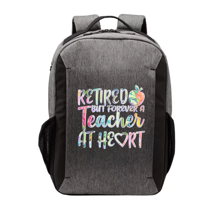 Retried But Forever A Teacher At Heart Vector Backpack