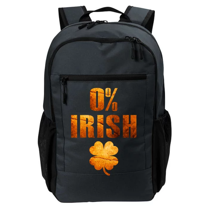 Retro 0% Irish Clover St Patrack's Day Daily Commute Backpack