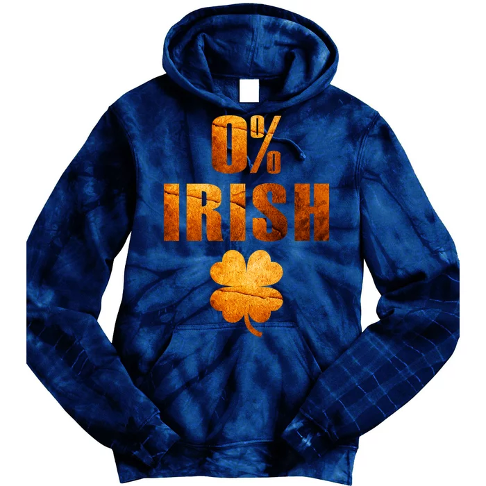 Retro 0% Irish Clover St Patrack's Day Tie Dye Hoodie