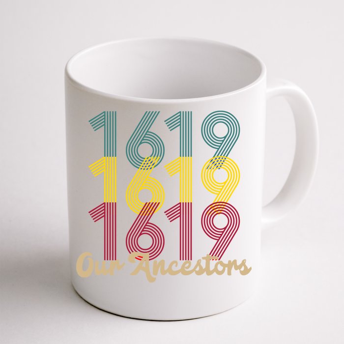 Retro 1619 Our Ancestors Front & Back Coffee Mug