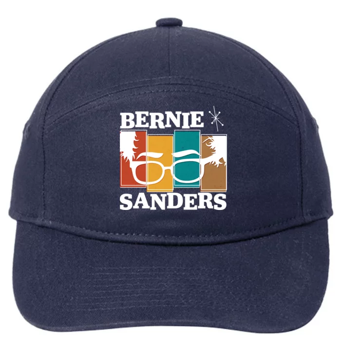 Retro 50's Bernie Sanders Logo 7-Panel Snapback Hat