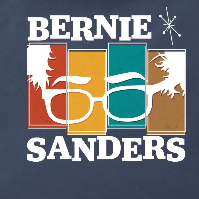 Retro 50's Bernie Sanders Logo Zip Tote Bag