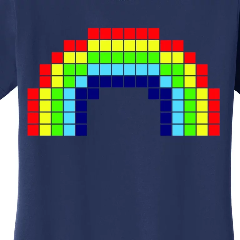 Retro 8 Bit Rainbow Women's T-Shirt