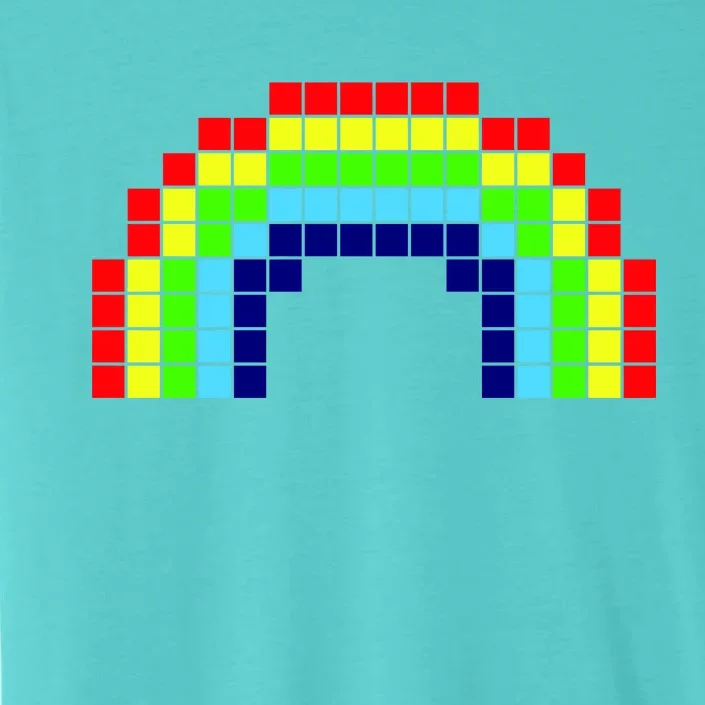 Retro 8 Bit Rainbow ChromaSoft Performance T-Shirt