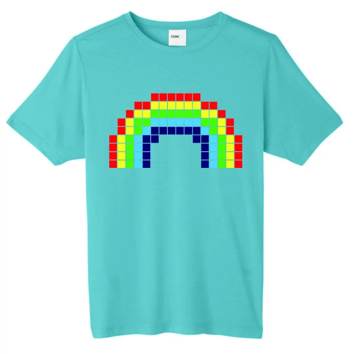 Retro 8 Bit Rainbow ChromaSoft Performance T-Shirt