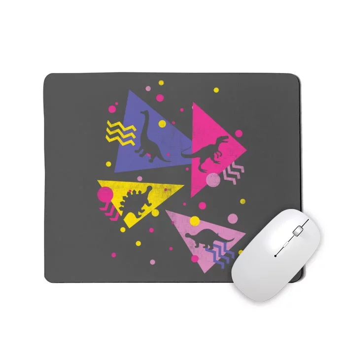 Retro 80's Dinosaurs Mousepad