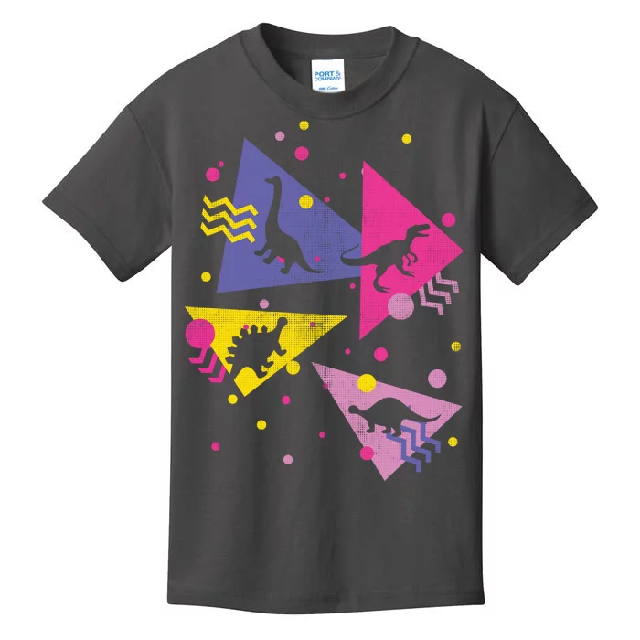 Retro 80's Dinosaurs Kids T-Shirt