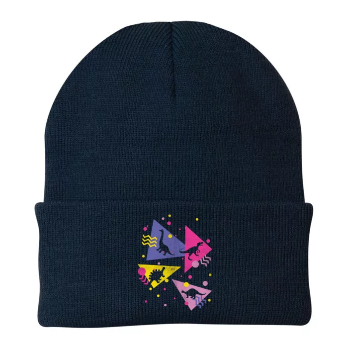 Retro 80's Dinosaurs Knit Cap Winter Beanie