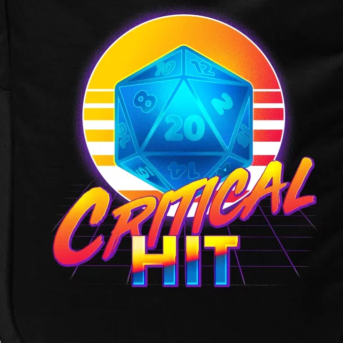 Retro 80's DnD Critical Hit Impact Tech Backpack