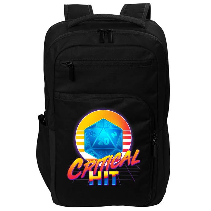 Retro 80's DnD Critical Hit Impact Tech Backpack