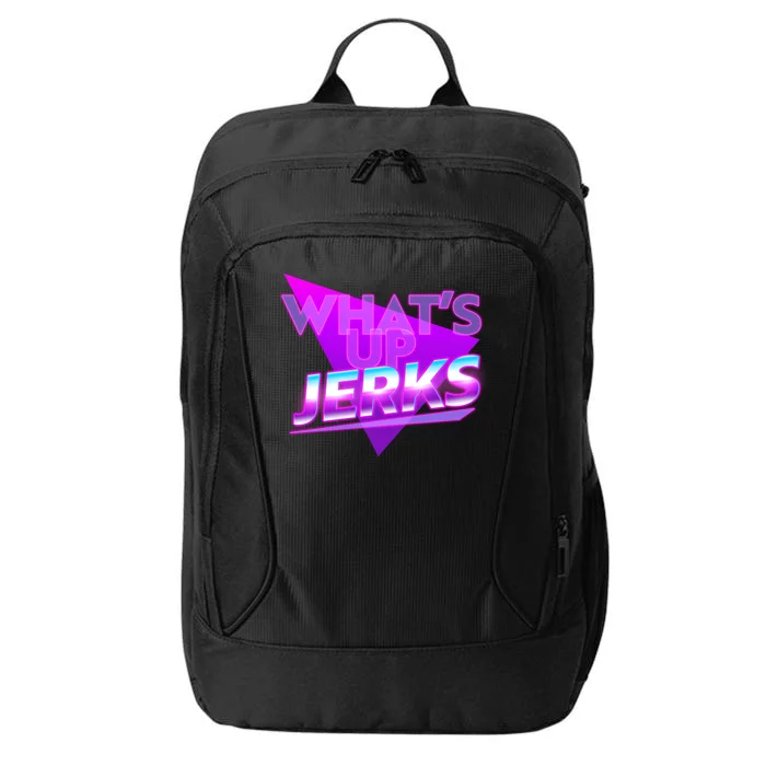 Retro 80's Eighties What's Up Jerks City Backpack