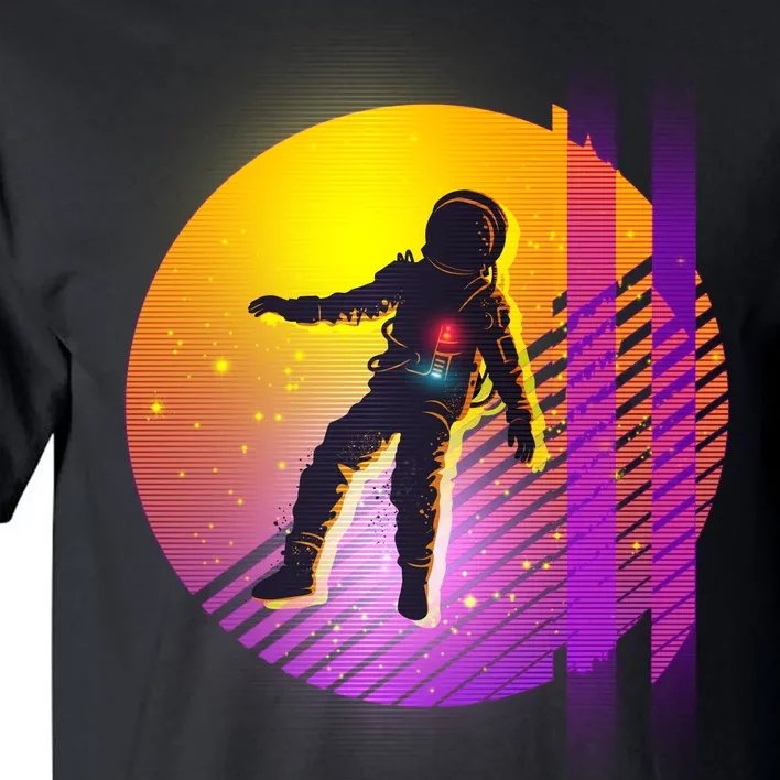 Retro 80's Glitch Astronaut Tall T-Shirt