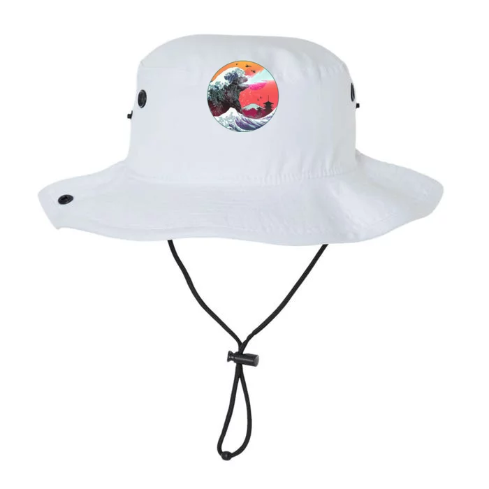 Retro 80's Godzilla Attack Wave Legacy Cool Fit Booney Bucket Hat