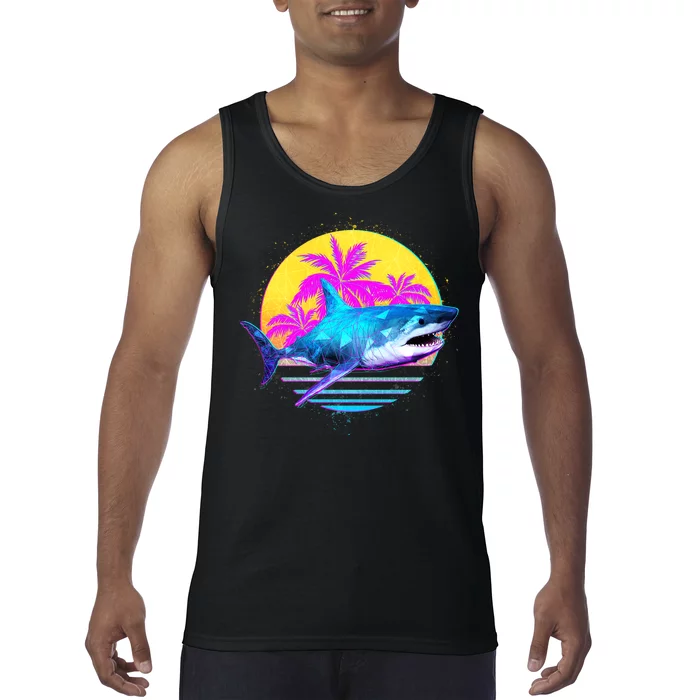 Retro 80s Polygon Shark Tank Top