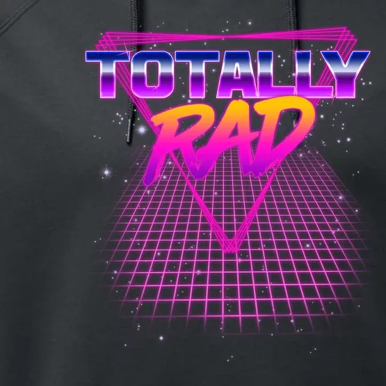 Retro 80's Totally Rad Performance Fleece Hoodie