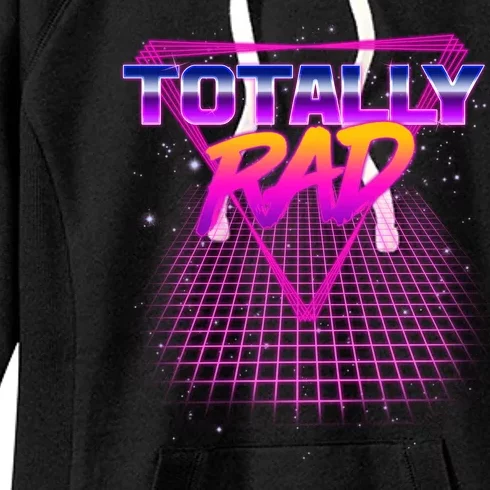 Retro 80's Totally Rad Women's Fleece Hoodie