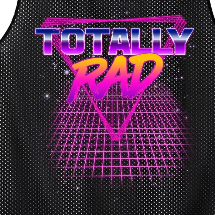 Retro 80's Totally Rad Mesh Reversible Basketball Jersey Tank