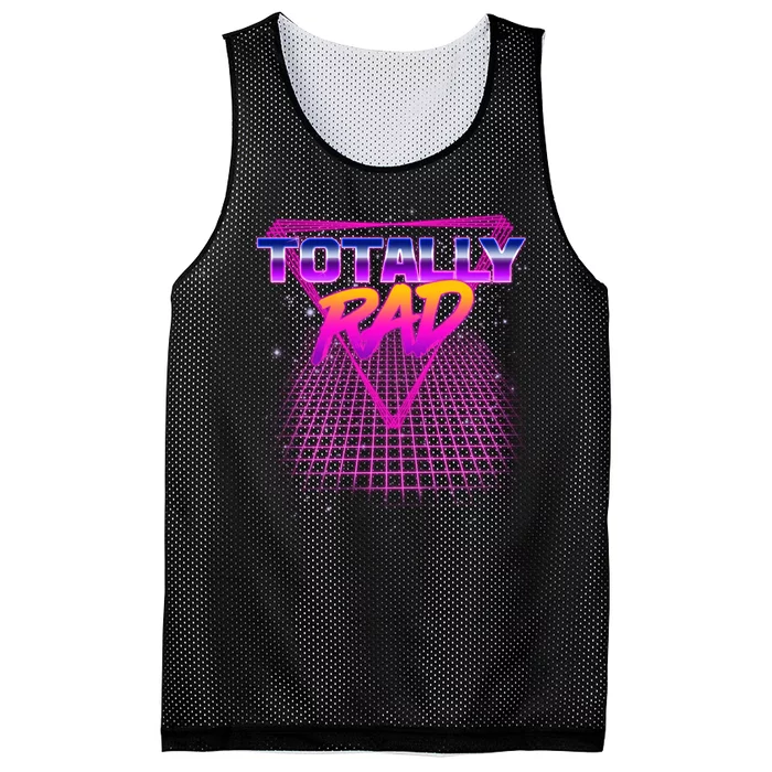 Retro 80's Totally Rad Mesh Reversible Basketball Jersey Tank