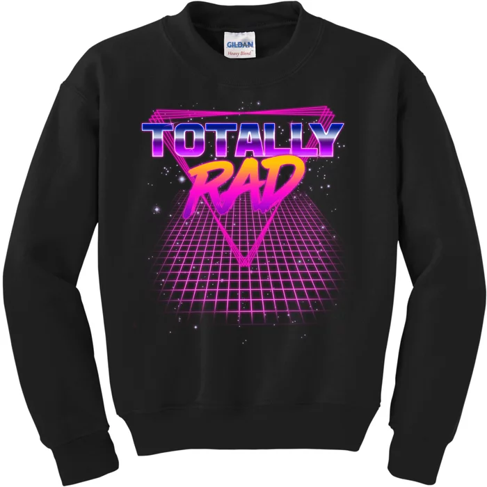 Retro 80's Totally Rad Kids Sweatshirt