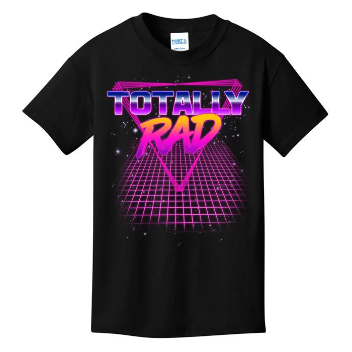 Retro 80's Totally Rad Kids T-Shirt