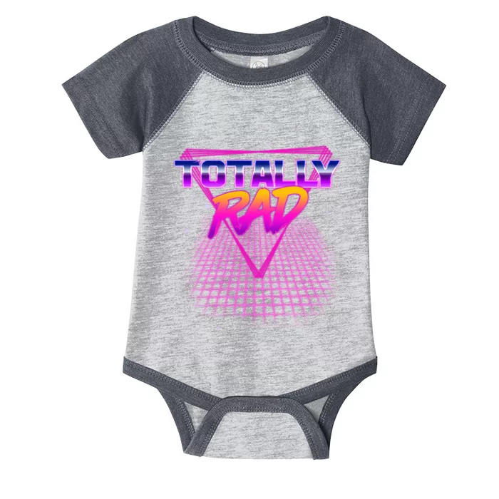 Retro 80's Totally Rad Infant Baby Jersey Bodysuit