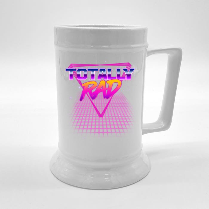 Retro 80's Totally Rad Front & Back Beer Stein