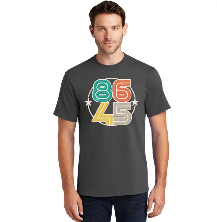 Retro 86 45 Impeach Trump Tall T-Shirt