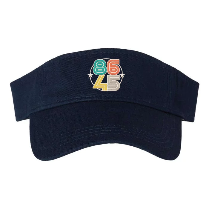 Retro 86 45 Impeach Trump Valucap Bio-Washed Visor