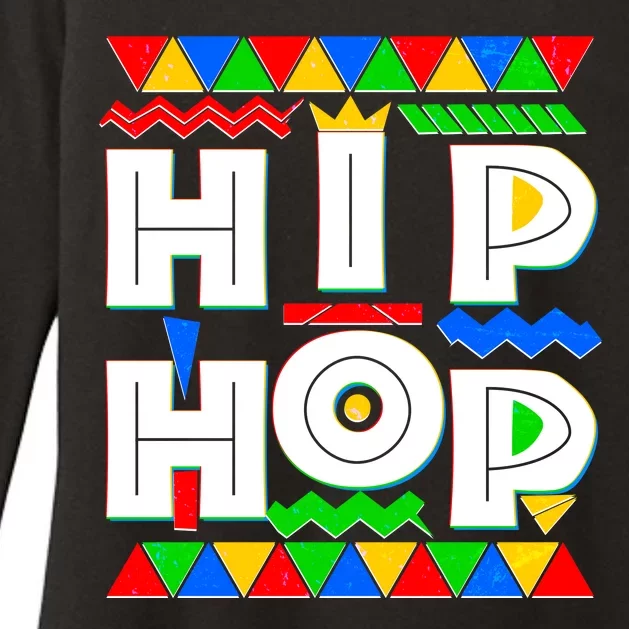 Retro 90's Hip Hop Womens CVC Long Sleeve Shirt