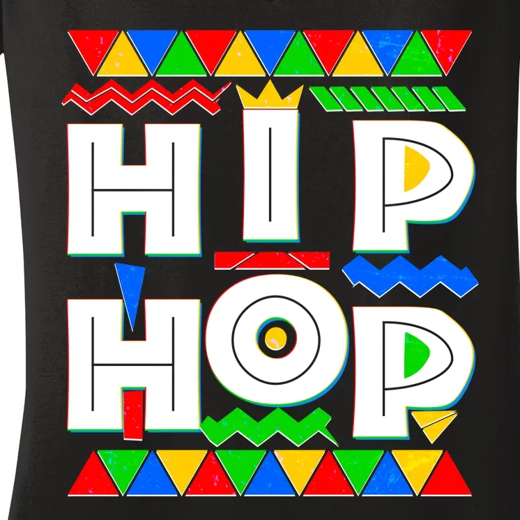 Retro 90's Hip Hop Women's V-Neck T-Shirt